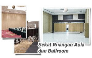 Jasa sekat ruangan aula lebar dan tinggi dan ballroom