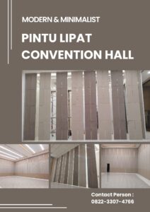 Pintu Lipat Convention Hall yang Ruangan Tinggi dan Lebar